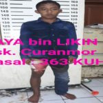 Foto salah satu begal yang dilumpuhkan oleh polisi di Tangerang Selatan